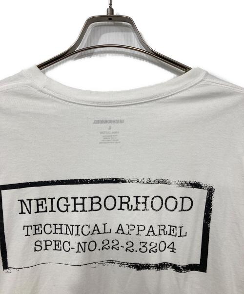 NEIGHBORHOOD（ネイバーフッド）NEIGHBORHOOD (ネイバーフッド) ワンポイントTシャツ ホワイト サイズ:Lの古着・服飾アイテム