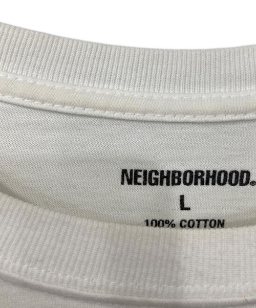 NEIGHBORHOOD（ネイバーフッド）NEIGHBORHOOD (ネイバーフッド) ワンポイントTシャツ ホワイト サイズ:Lの古着・服飾アイテム