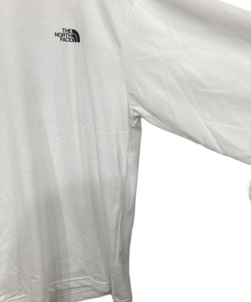 THE NORTH FACE（ザ ノース フェイス）THE NORTH FACE (ザ ノース フェイス) ロングスリーブバックスクエアロゴティー ホワイト サイズ:XXLの古着・服飾アイテム