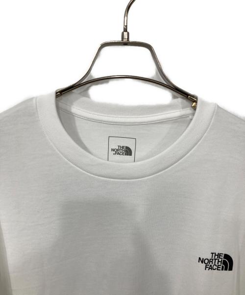 THE NORTH FACE（ザ ノース フェイス）THE NORTH FACE (ザ ノース フェイス) ロングスリーブバックスクエアロゴティー ホワイト サイズ:XXLの古着・服飾アイテム