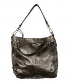 COACHコーチ）の古着「2WAYバッグ」｜メタリックシルバー