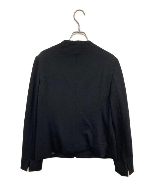 UNTITLED（アンタイトル）UNTITLED (アンタイトル) ノーラペルウールジャケット ブラック サイズ:4の古着・服飾アイテム