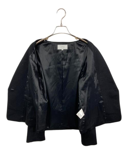 UNTITLED（アンタイトル）UNTITLED (アンタイトル) ノーラペルウールジャケット ブラック サイズ:4の古着・服飾アイテム