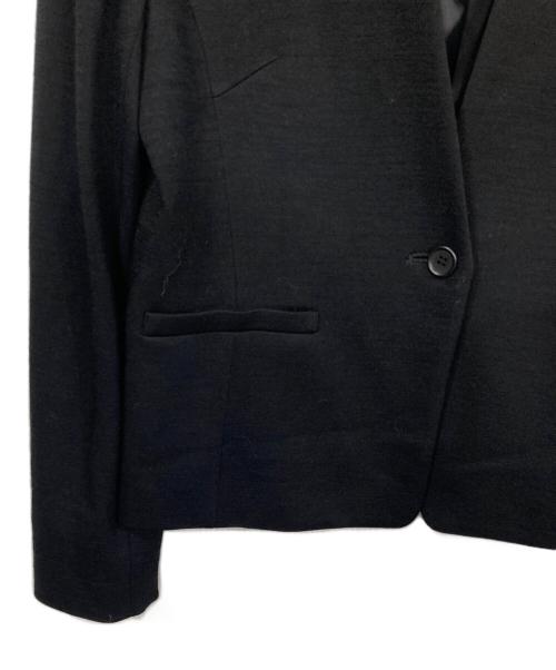 UNTITLED（アンタイトル）UNTITLED (アンタイトル) ノーラペルウールジャケット ブラック サイズ:4の古着・服飾アイテム