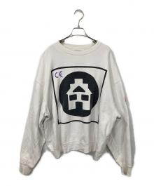 C.E（シーイー）の古着「CIRCLE HOME CREW NECK」｜ホワイト