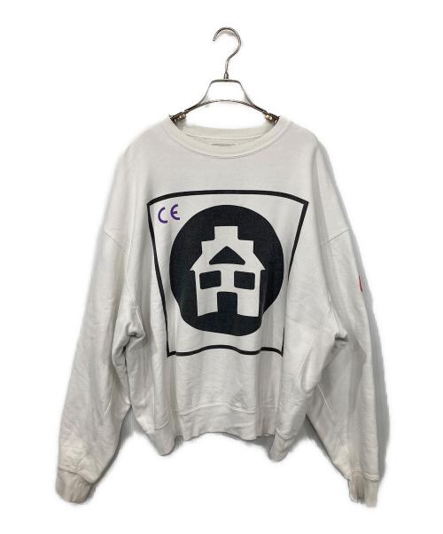 C.E（シーイー）C.E (シーイー) CIRCLE HOME CREW NECK ホワイト サイズ:Lの古着・服飾アイテム