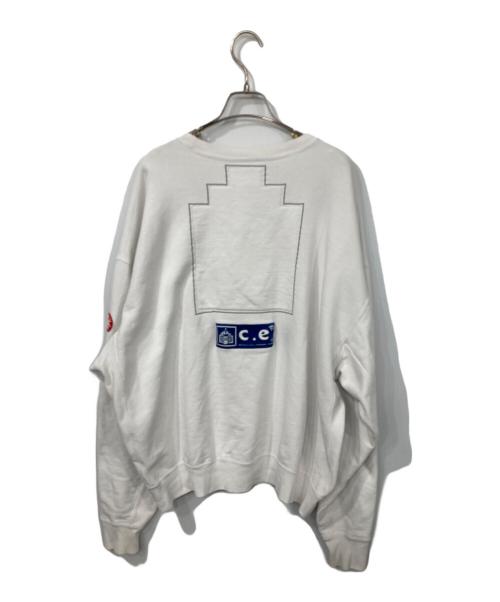 C.E（シーイー）C.E (シーイー) CIRCLE HOME CREW NECK ホワイト サイズ:Lの古着・服飾アイテム