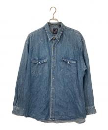 GAP（ギャップ）の古着「デニムシャツ」｜インディゴ
