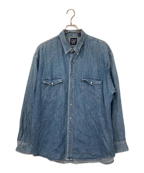 GAP（ギャップ）GAP (ギャップ) デニムシャツ インディゴ サイズ:XLの古着・服飾アイテム