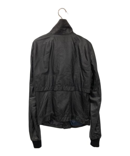 RICK OWENS（リックオウエンス）RICK OWENS (リックオウエンス) ラムレザーライダースジャケット ブラック サイズ:XSの古着・服飾アイテム