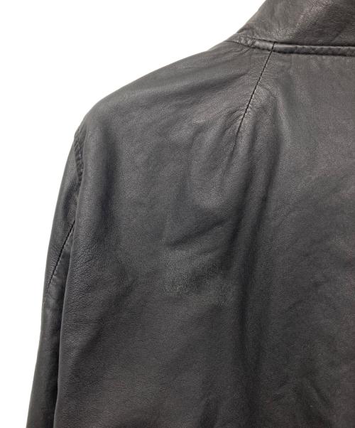 RICK OWENS（リックオウエンス）RICK OWENS (リックオウエンス) ラムレザーライダースジャケット ブラック サイズ:XSの古着・服飾アイテム