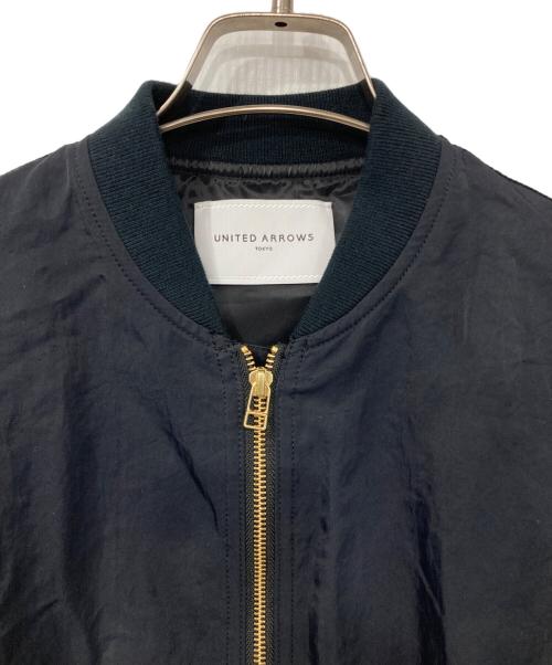 UNITED ARROWS（ユナイテッドアローズ）UNITED ARROWS (ユナイテッドアローズ) ショートブルゾン ブラック サイズ:36の古着・服飾アイテム
