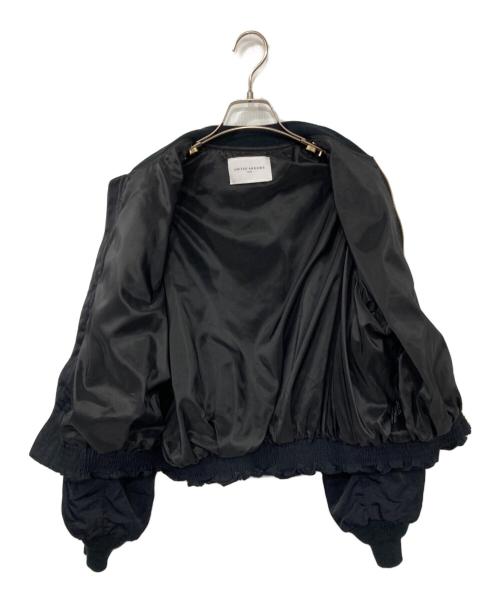 UNITED ARROWS（ユナイテッドアローズ）UNITED ARROWS (ユナイテッドアローズ) ショートブルゾン ブラック サイズ:36の古着・服飾アイテム