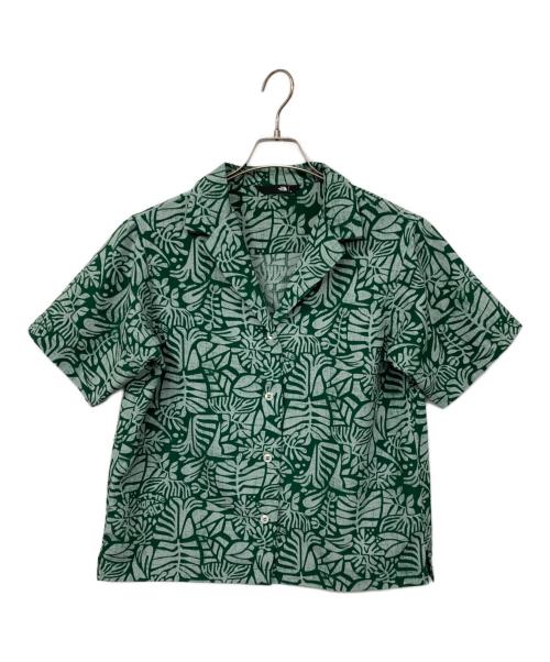 THE NORTH FACE（ザ ノース フェイス）THE NORTH FACE (ザ ノース フェイス) アロハベントシャツ グリーン サイズ:Lの古着・服飾アイテム