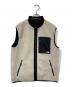 THE NORTH FACE（ザ ノース フェイス）の古着「リバーシブルエクストリームパイルフリースベスト」｜アイボリー