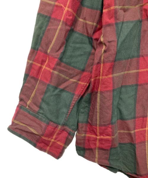 RALPH LAUREN（ラルフローレン）RALPH LAUREN (ラルフローレン) BLAKEチェックBDシャツ レッド サイズ:XXLの古着・服飾アイテム