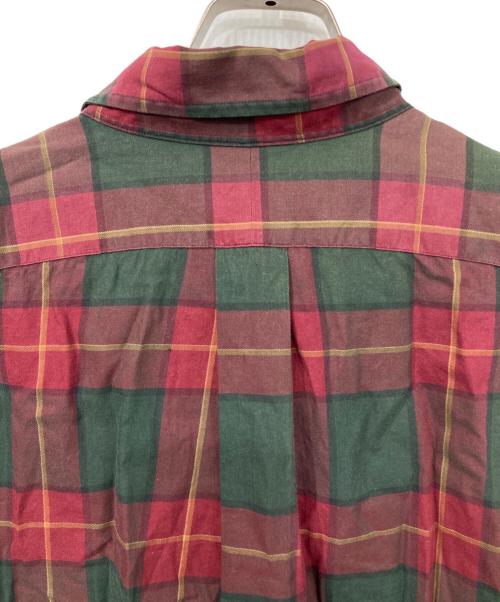 RALPH LAUREN（ラルフローレン）RALPH LAUREN (ラルフローレン) BLAKEチェックBDシャツ レッド サイズ:XXLの古着・服飾アイテム