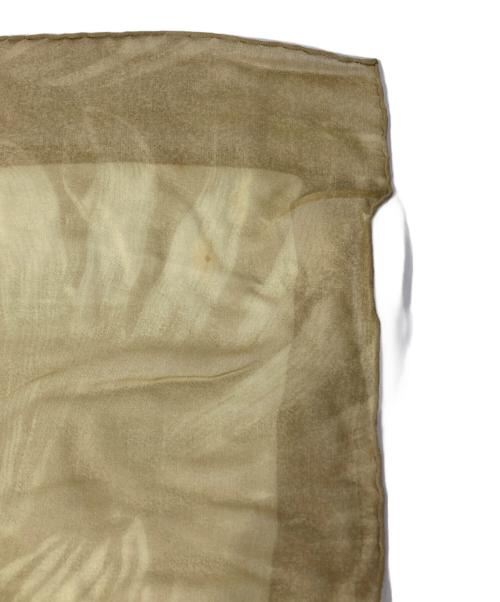 Salvatore Ferragamo（サルヴァトーレ フェラガモ）Salvatore Ferragamo (サルヴァトーレ フェラガモ) シルクスカーフ カーキの古着・服飾アイテム