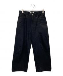 REVERBERATE（リバーバレイト）の古着「DENIM PANTS (WIDE)」｜ブラック