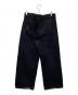REVERBERATE (リバーバレイト) DENIM PANTS (WIDE) ブラック サイズ:2：10000円