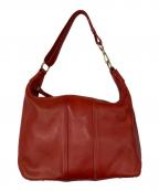 COACHコーチ）の古着「レザーワンショルダーバッグ」｜レッド