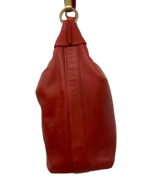 COACH（コーチ）COACH (コーチ) レザーワンショルダーバッグ レッドの古着・服飾アイテム
