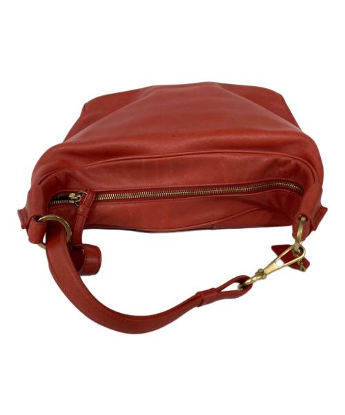 COACH（コーチ）COACH (コーチ) レザーワンショルダーバッグ レッドの古着・服飾アイテム
