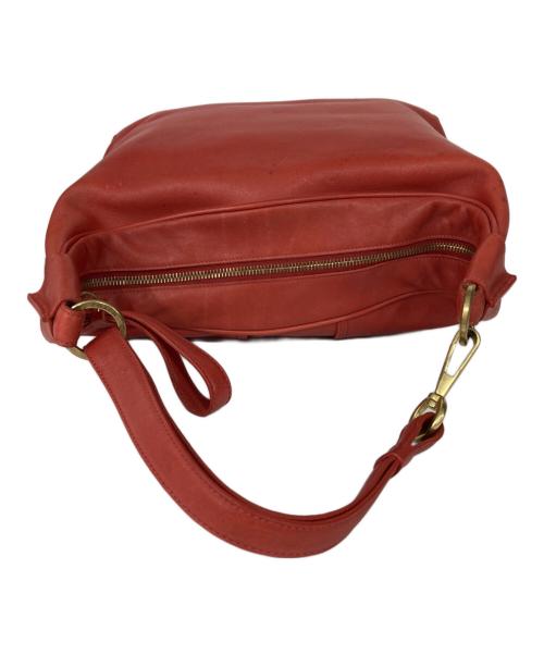 COACH（コーチ）COACH (コーチ) レザーワンショルダーバッグ レッドの古着・服飾アイテム