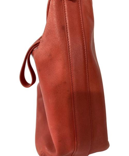 COACH（コーチ）COACH (コーチ) レザーワンショルダーバッグ レッドの古着・服飾アイテム
