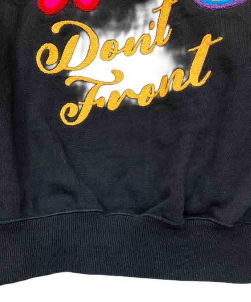 X-LARGE（エクストララージ）X-LARGE (エクストララージ) FLOWER PULLOVER HOODED SWEAT ブラック サイズ:Mの古着・服飾アイテム