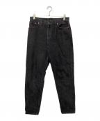 LEVI'Sリーバイス）の古着「521後染めデニムパンツ」｜ブラック