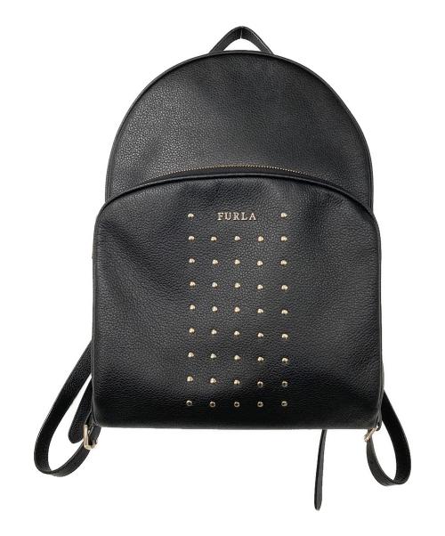 FURLA（フルラ）FURLA (フルラ) スタッズリュック ブラックの古着・服飾アイテム