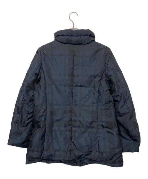 DAKS（ダックス）DAKS (ダックス) ハウスチェックダウンジャケット ネイビー サイズ:42の古着・服飾アイテム