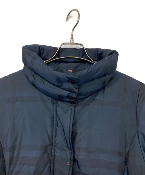 DAKS（ダックス）DAKS (ダックス) ハウスチェックダウンジャケット ネイビー サイズ:42の古着・服飾アイテム