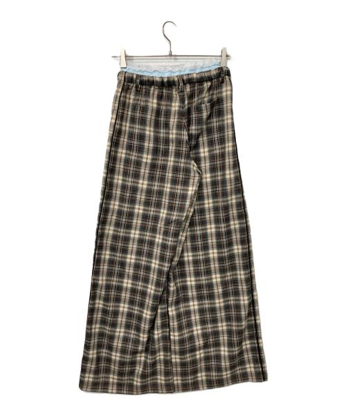 SLY（スライ）SLY (スライ) DOUBLE LOUNGE SLACKS ブラウン サイズ:FREEの古着・服飾アイテム