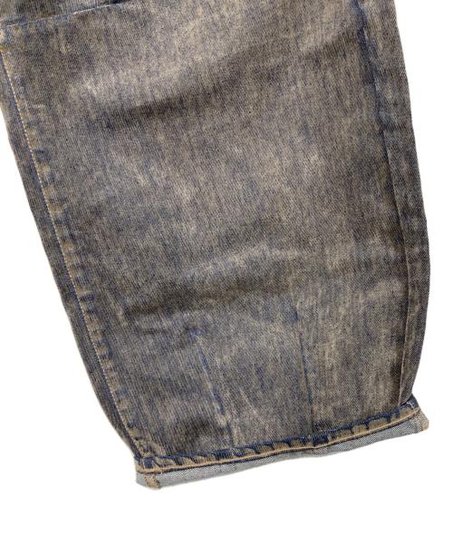 UNGRID（アングリッド）Ungrid (アングリッド) フロッキー起毛カーブデニム グレー サイズ:25inchの古着・服飾アイテム