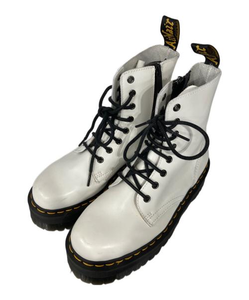Dr.Martens（ドクターマーチン）Dr.Martens (ドクターマーチン) JADON8ホールブーツ ホワイト サイズ:UK6の古着・服飾アイテム