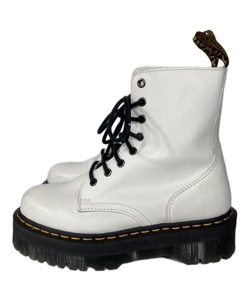 Dr.Martens（ドクターマーチン）Dr.Martens (ドクターマーチン) JADON8ホールブーツ ホワイト サイズ:UK6の古着・服飾アイテム