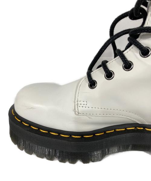 Dr.Martens（ドクターマーチン）Dr.Martens (ドクターマーチン) JADON8ホールブーツ ホワイト サイズ:UK6の古着・服飾アイテム