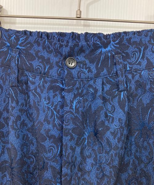 Casper John（キャスパージョン）Casper John (キャスパージョン) Jacquard parachute cargo pants ブルー サイズ:Sの古着・服飾アイテム
