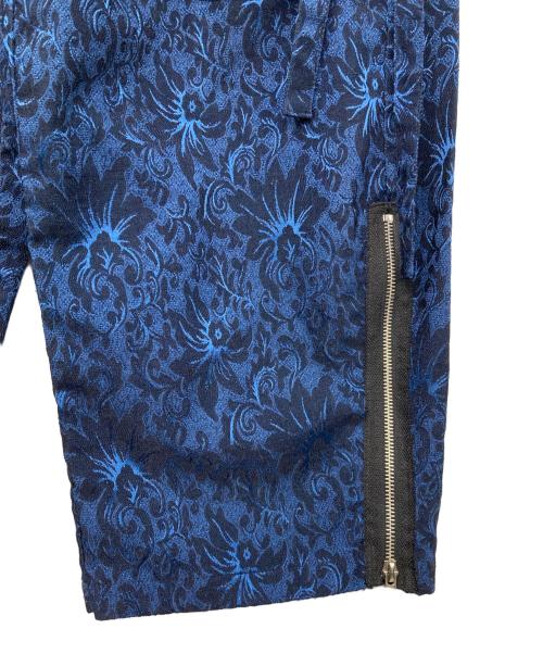 Casper John（キャスパージョン）Casper John (キャスパージョン) Jacquard parachute cargo pants ブルー サイズ:Sの古着・服飾アイテム