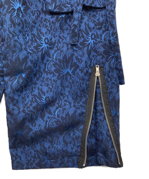 Casper John（キャスパージョン）Casper John (キャスパージョン) Jacquard parachute cargo pants ブルー サイズ:Sの古着・服飾アイテム