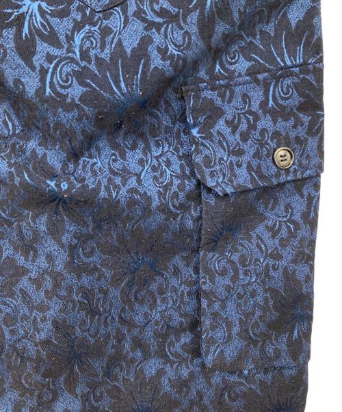 Casper John（キャスパージョン）Casper John (キャスパージョン) Jacquard parachute cargo pants ブルー サイズ:Sの古着・服飾アイテム