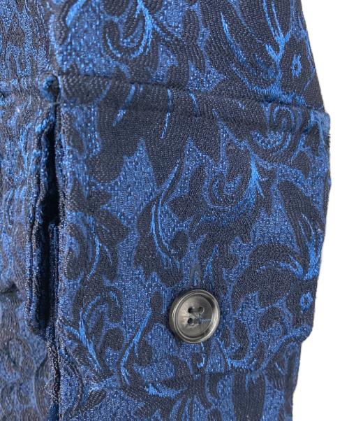 Casper John（キャスパージョン）Casper John (キャスパージョン) Jacquard parachute cargo pants ブルー サイズ:Sの古着・服飾アイテム
