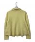 Mila Owen (ミラオーウェン) 4WAYモヘヤラメペプラムニットプルオーバー イエロー：6000円