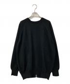 RISMAT by Y'sリスマットバイワイズ）の古着「POLYESTER WOOL ZIP PULL OVER」｜ブラック