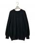 RISMAT by Y's（リスマットバイワイズ）の古着「POLYESTER WOOL ZIP PULL OVER」｜ブラック