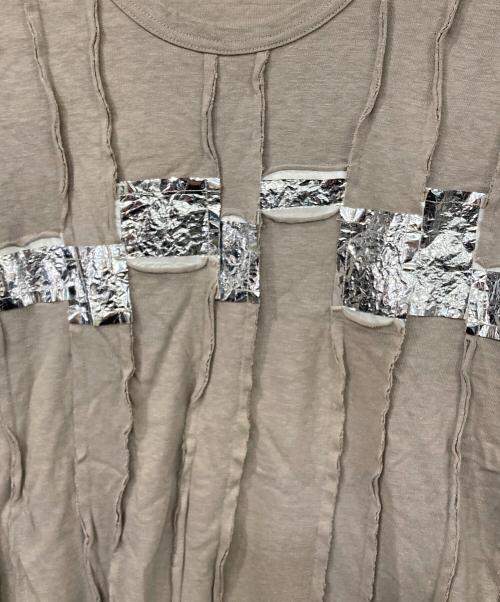 COMME des GARCONS HOMME（コムデギャルソン オム）COMME des GARCONS HOMME (コムデギャルソン オム) 箔装飾カットソー グレー サイズ:表記無しの古着・服飾アイテム