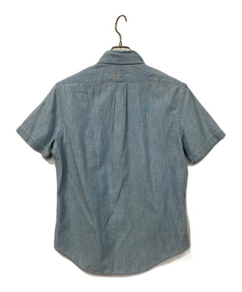 POLO RALPH LAUREN（ポロ・ラルフローレン）POLO RALPH LAUREN (ポロ・ラルフローレン) シャンブレー半袖シャツ インディゴ サイズ:SPの古着・服飾アイテム