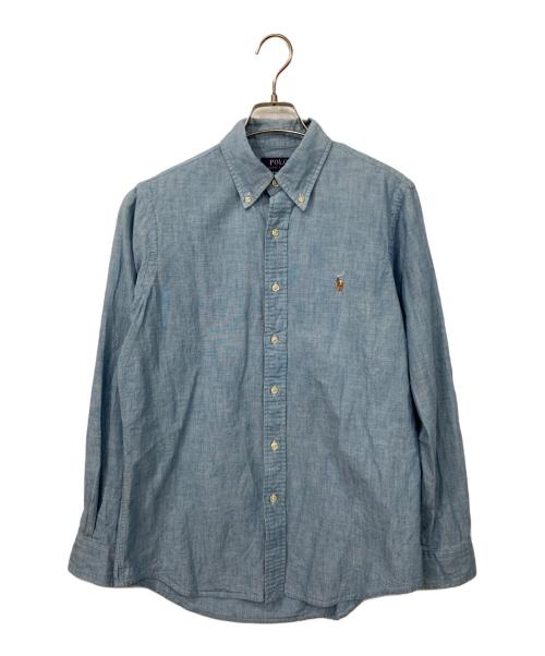 POLO RALPH LAUREN（ポロ・ラルフローレン）POLO RALPH LAUREN (ポロ・ラルフローレン) シャンブレーBDシャツ インディゴ サイズ:SPの古着・服飾アイテム